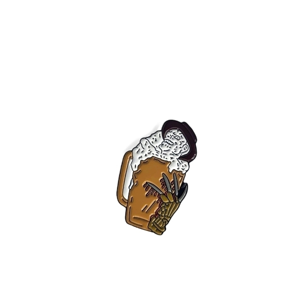 Nightmare on Elm Street Movie Freddy Kruger Latte Pin